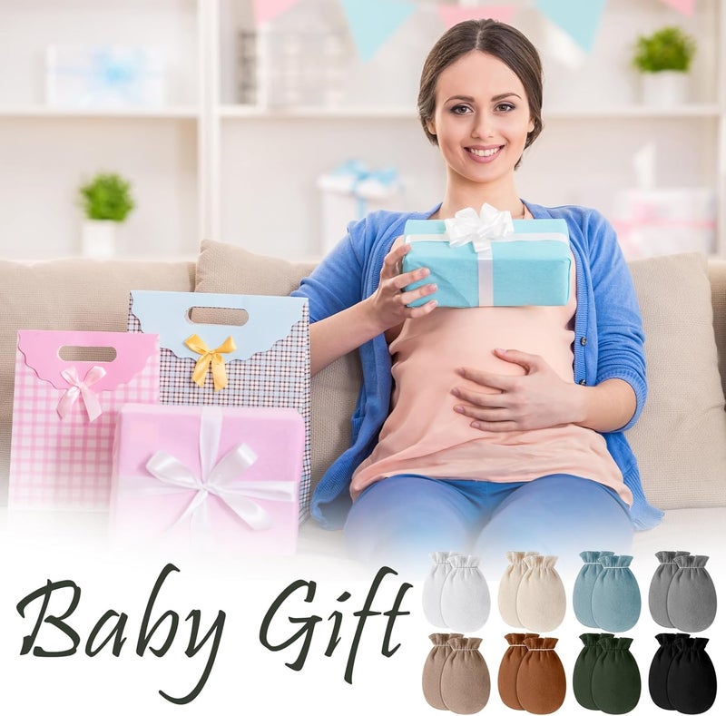 Cuffbow 16 Pairs Baby Mittens for Newborn Baby Boys Girls Infant Toddler Mittens No Scratch Gloves for Babies 0-6 Months - Image 4